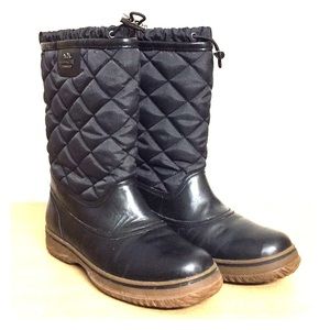Coach Black Rain and Winter Boots